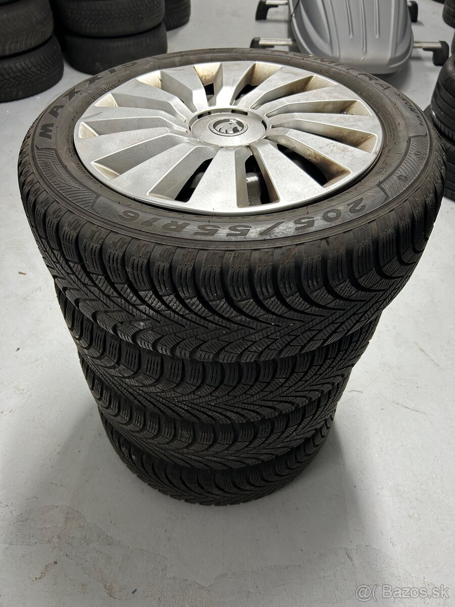 Predám plechové disky 5x112 205/55 R16