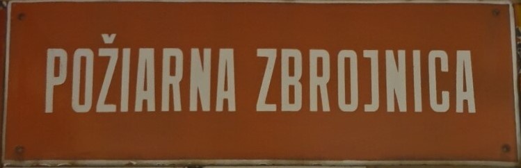 Tabuľka Požiarna zbrojnica