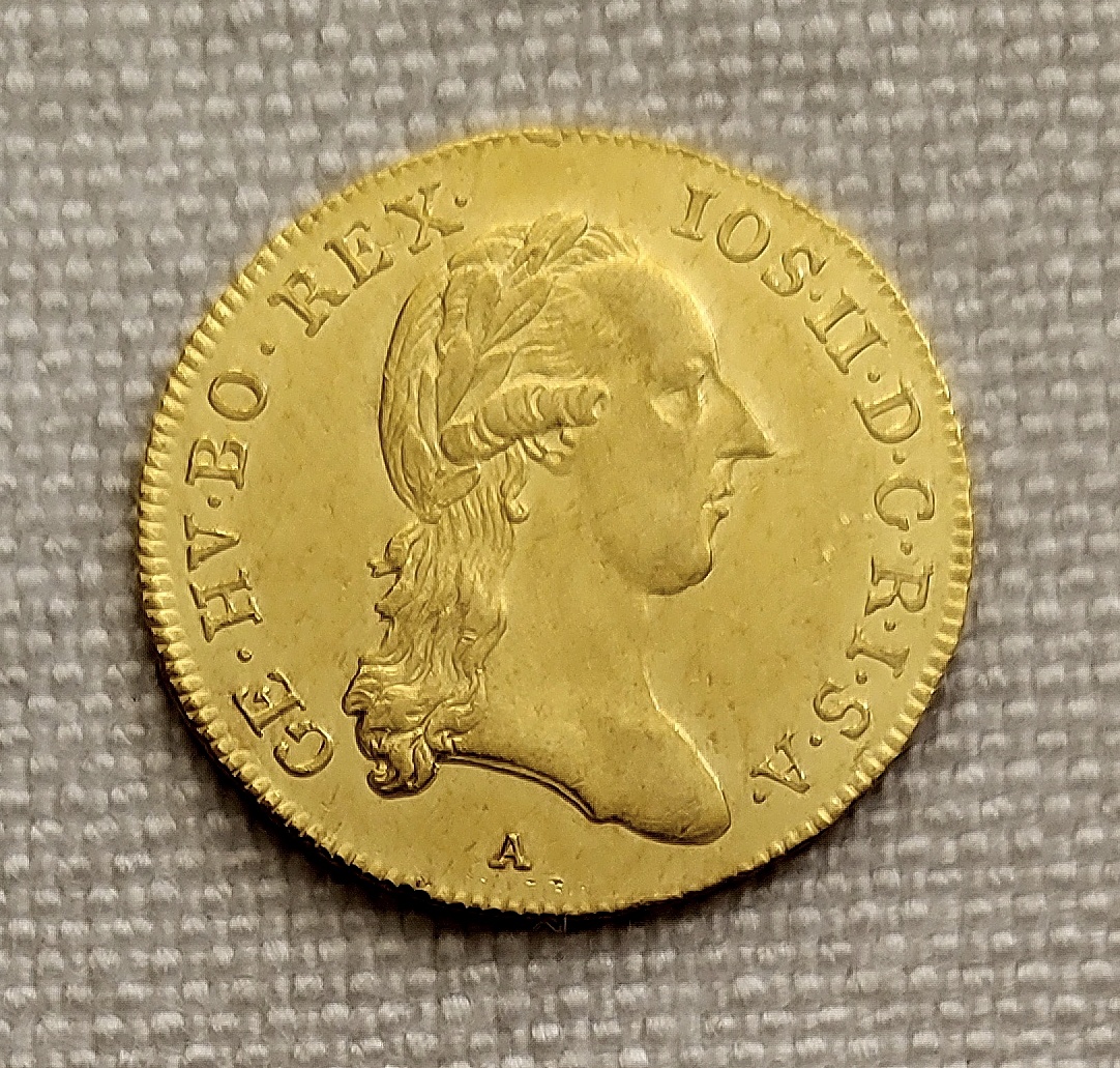 Zlatý dukát Jozefa II., 1788A
