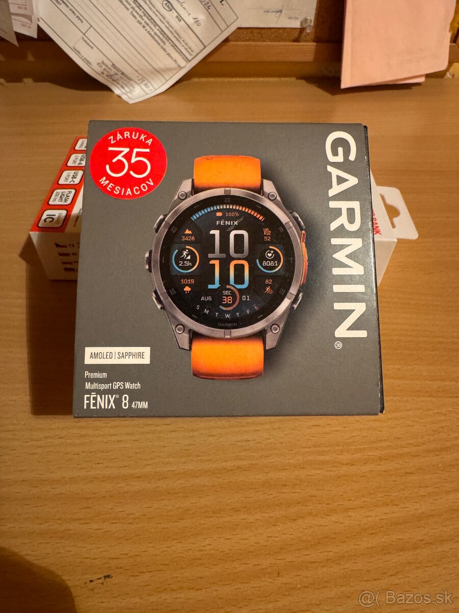 Predám Garmin fenix amoled Sapphire  8 47mm  nepoužité