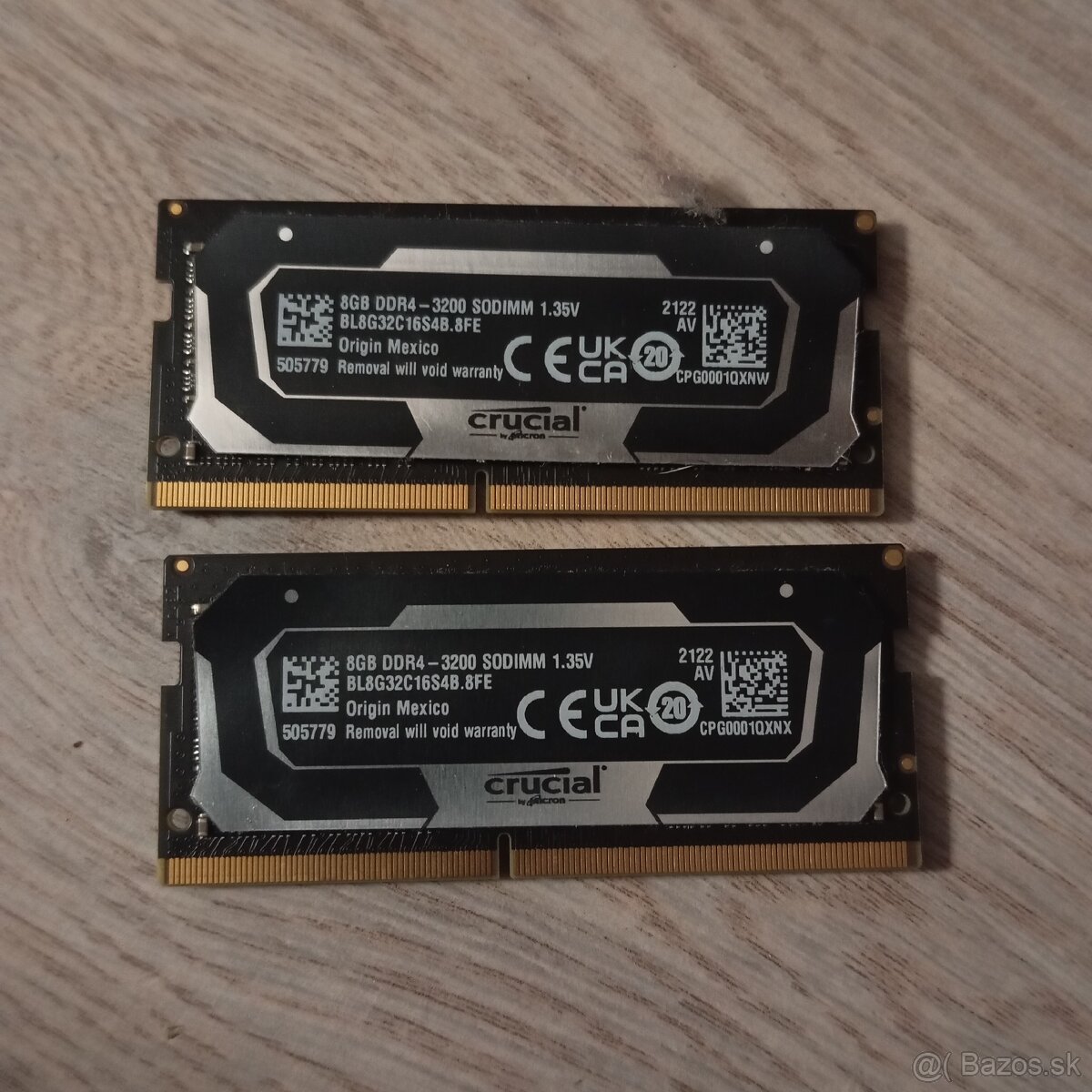 Crucial Ballistix 16GB (2x8) 3200 DDR4