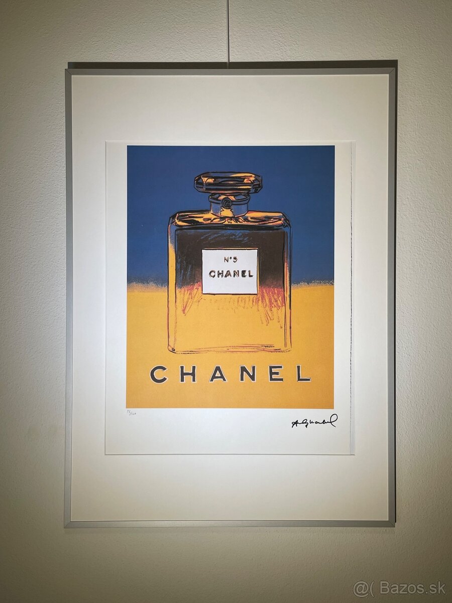 Andy Warhol "Chanel" Limitovaná edícia_Číslované_Certifikát