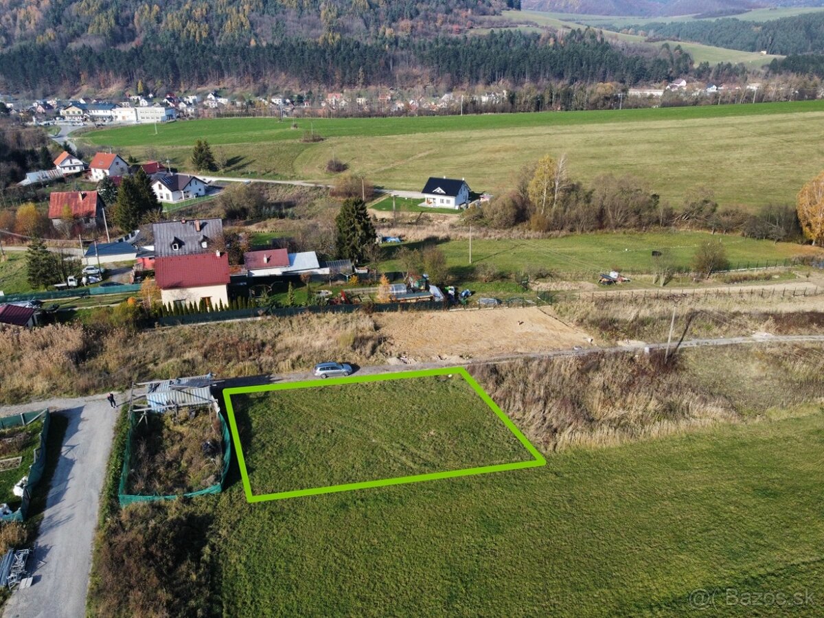 Stavebný pozemok / 500 m2 / Dolná Tižina -Žilina