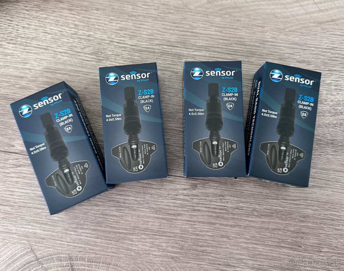 Senzory tlaku TPMS Zylux 4ks (nové, nerozbalené)