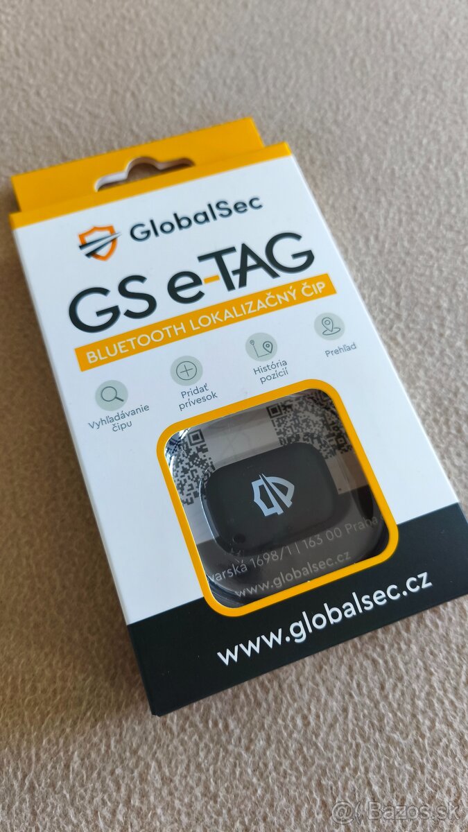 BLUETOOTH LOKALIZAČNÝ ČIP GlobalSec GS e-TAG