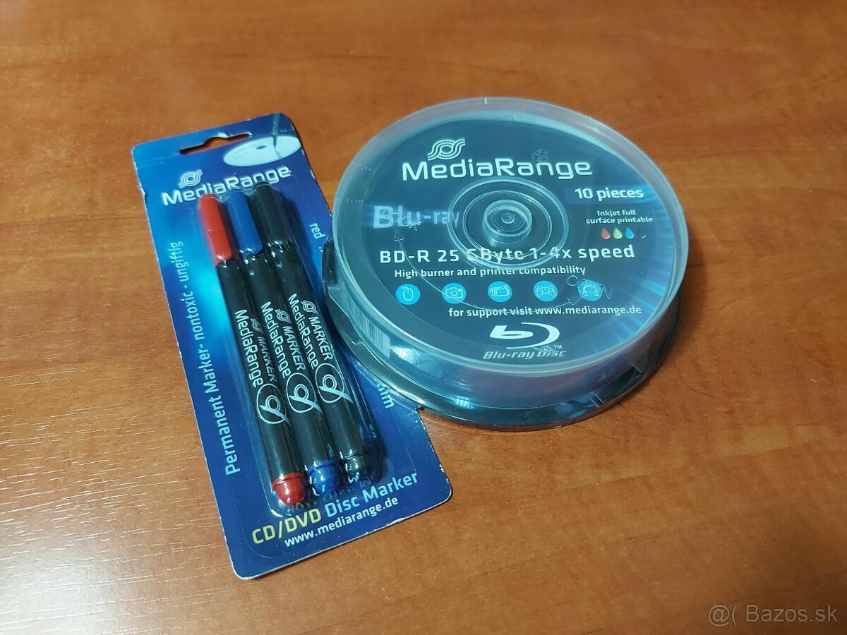 MediaRange BD-R 25 GByte 1-4x speed