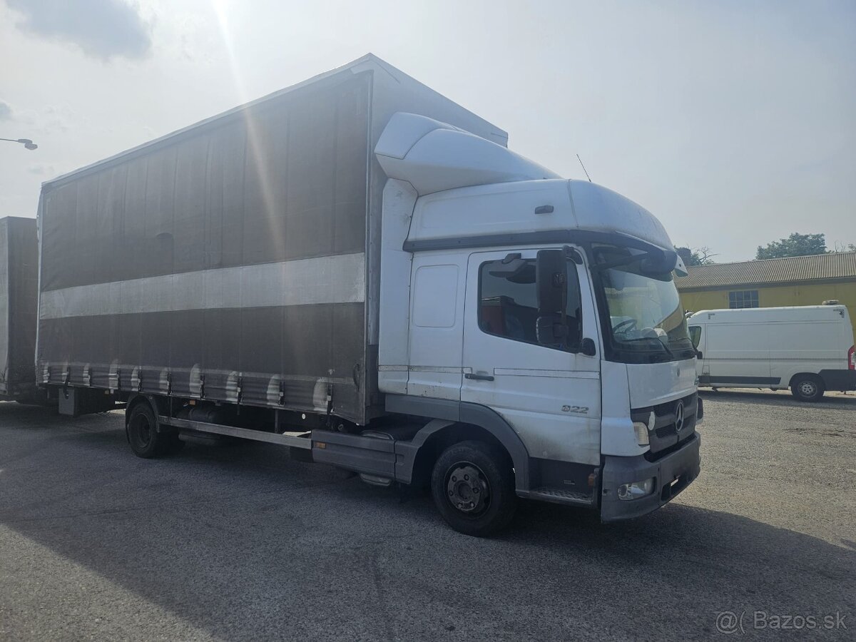 Plachtovy valnik Mercedes Benz Atego 822 rv 2014 160kw