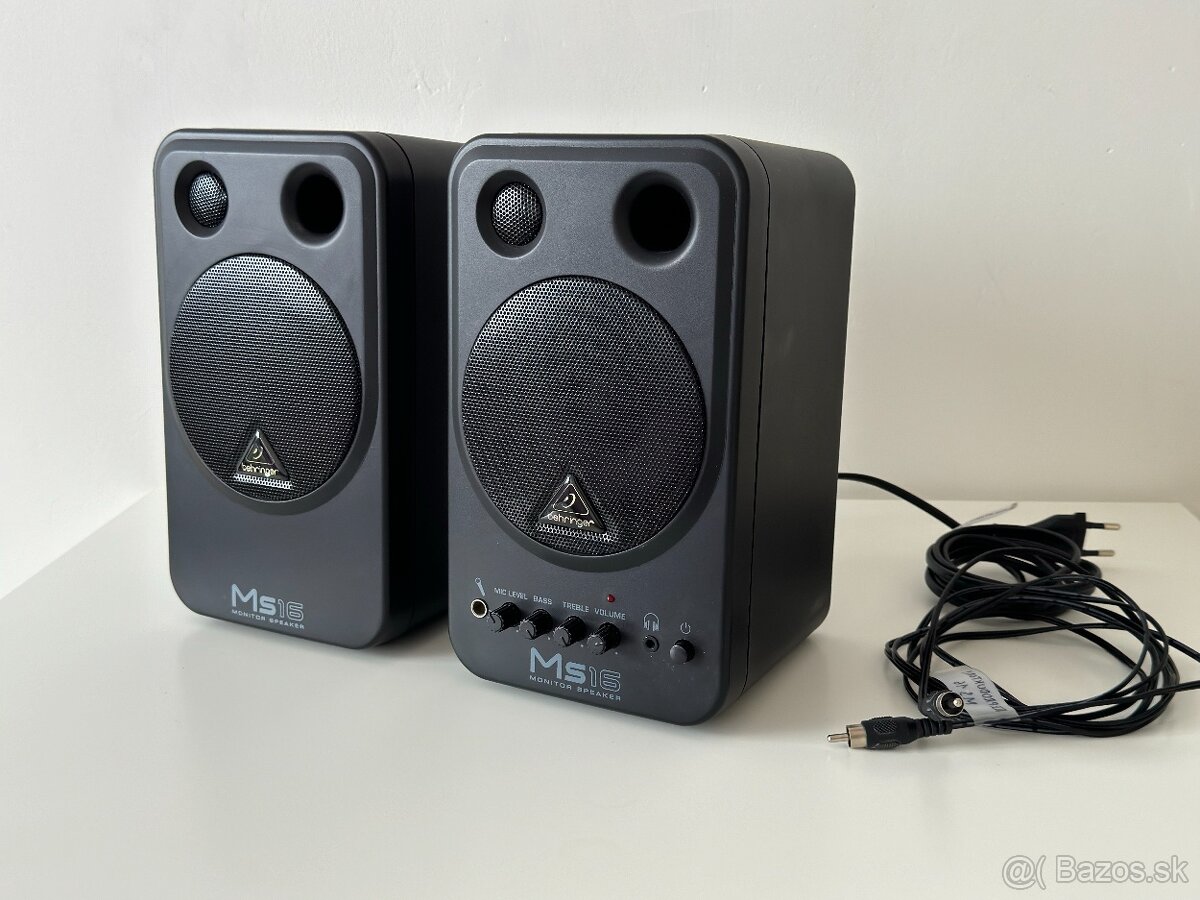 Aktívne štúdiové monitory Behringer MS16