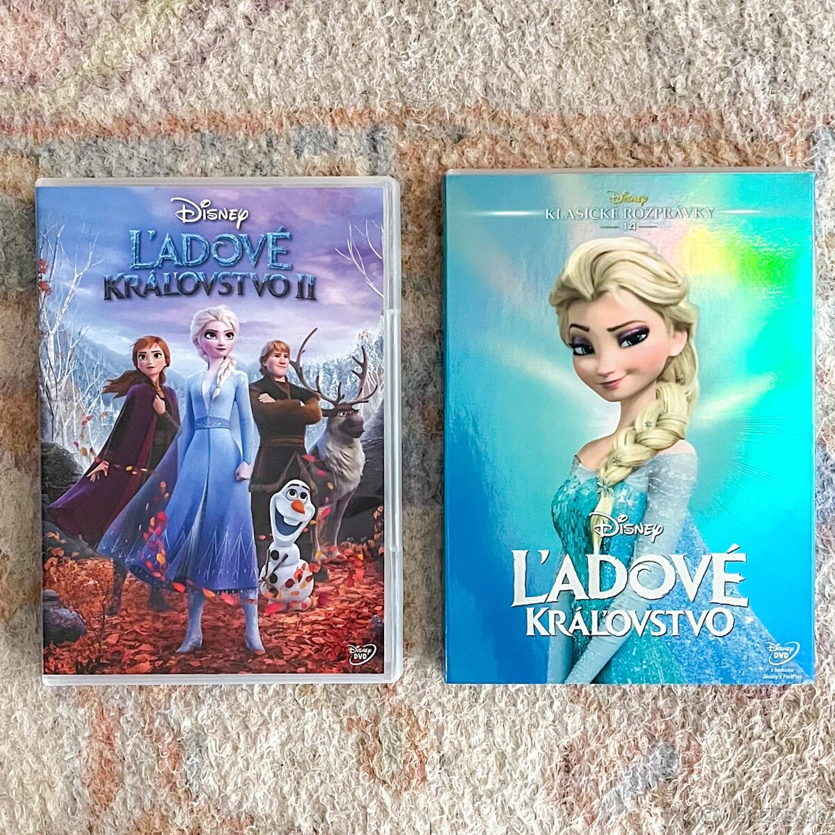 DVD Ľadové kráľovstvo 1 a 2