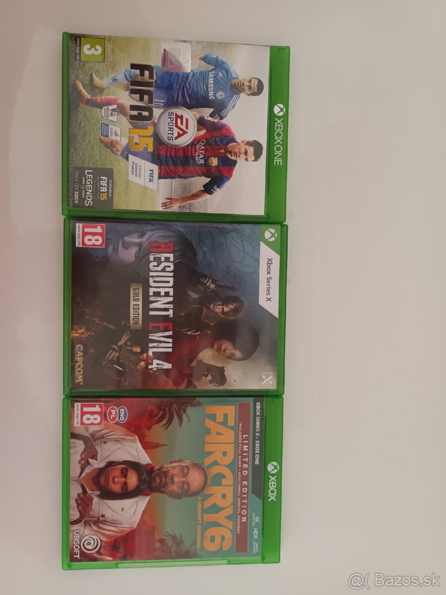 Predám hry na xbox one a xbox one x...