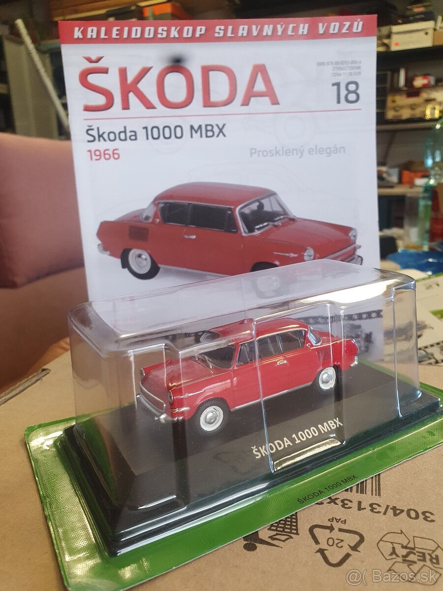 Škoda Kaleidoskop slávnych vozidiel DeAgostini 1:43