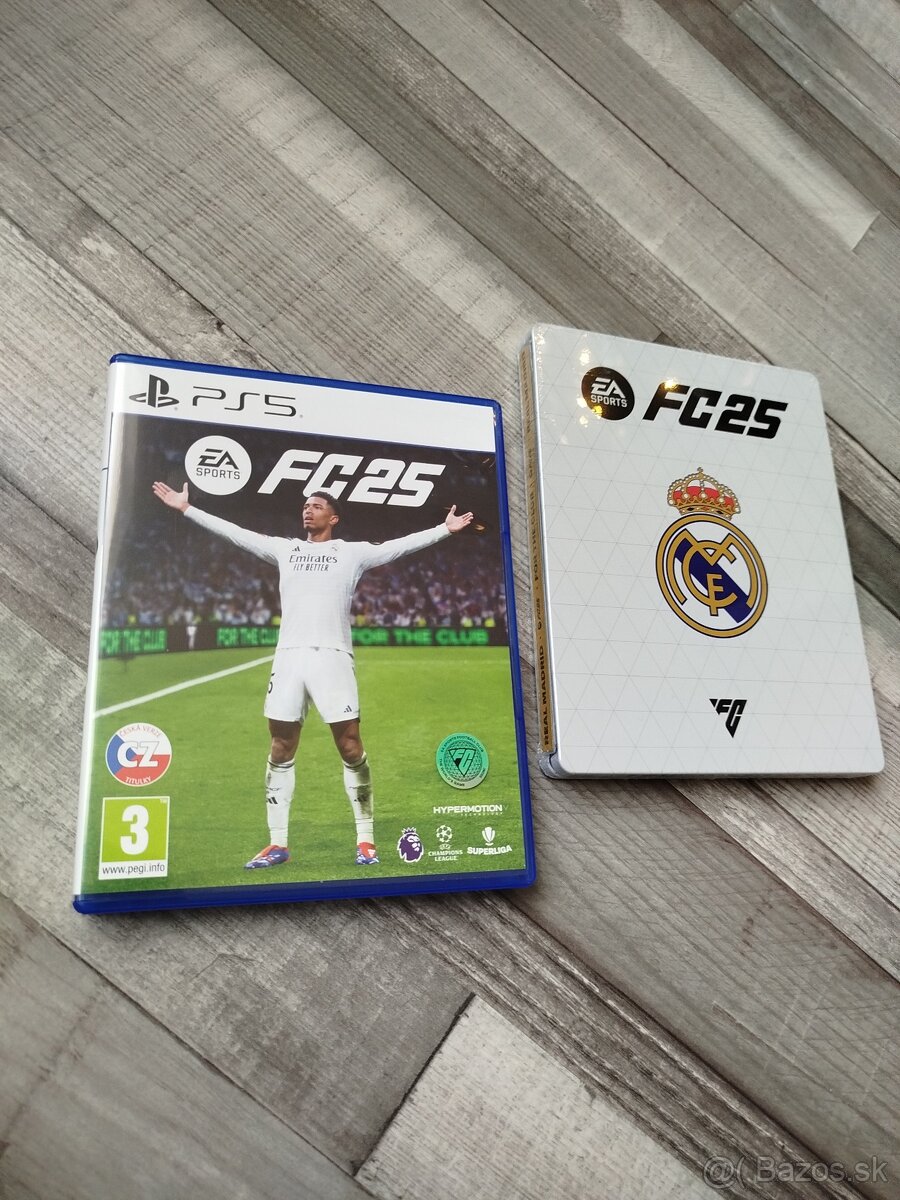 FC 25 PS5 + Steelbook Real Madrid