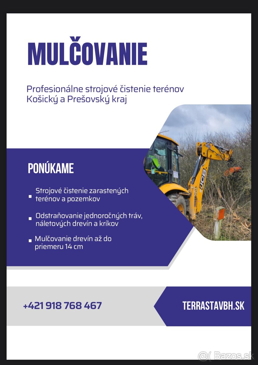 Mulčovanie kosenie