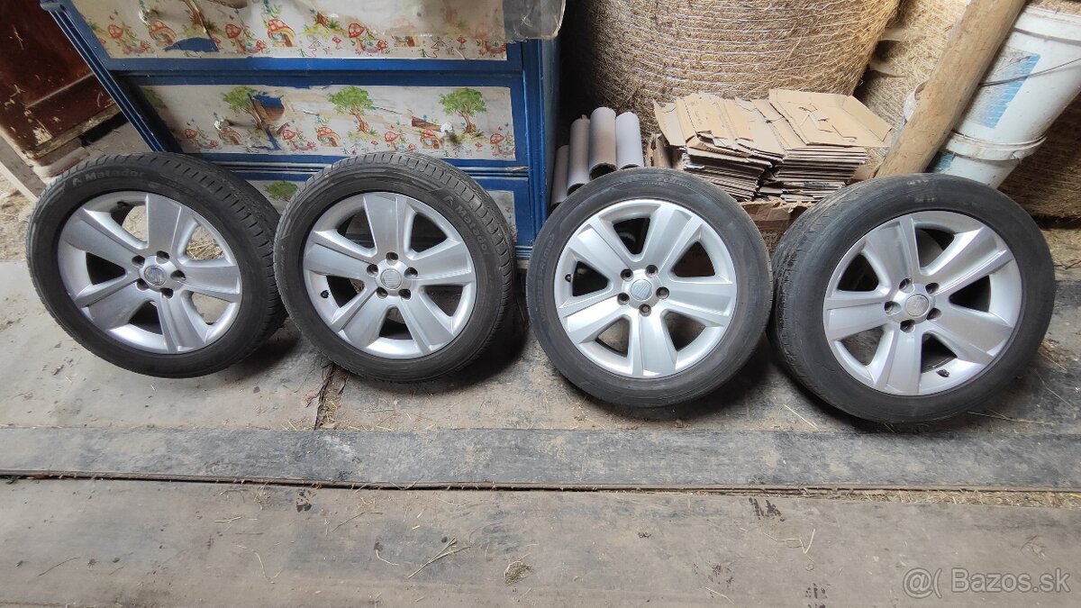 Elektróny 5x112 s pneu 225/50 R17