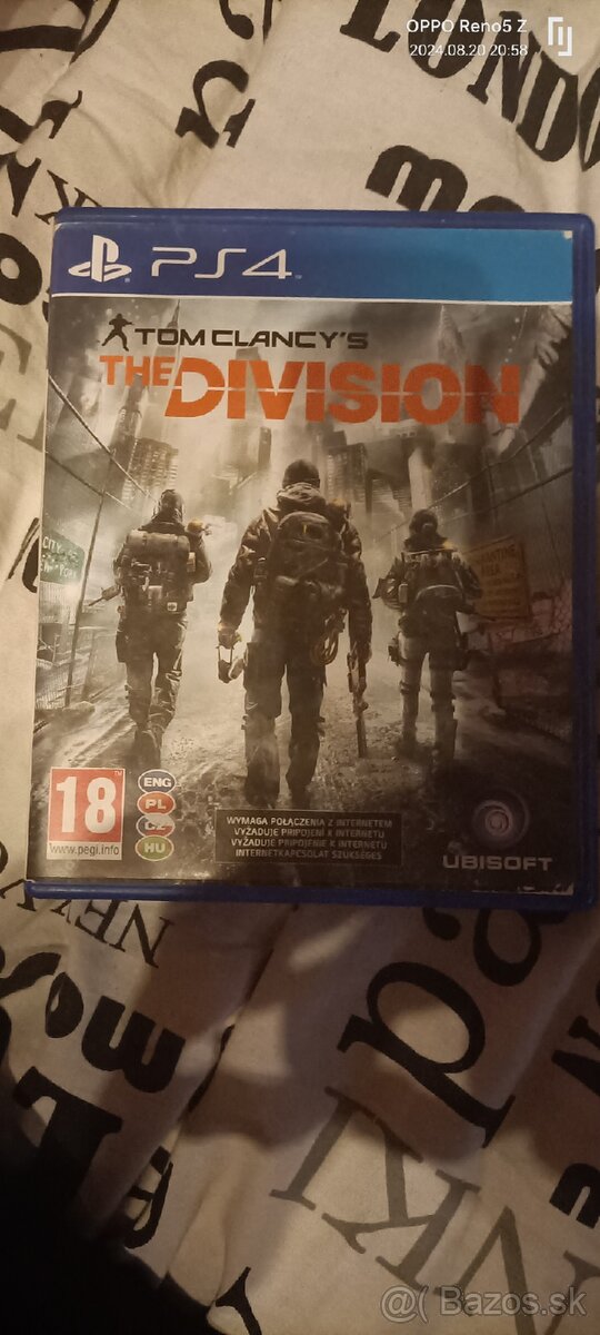 Predám hru na PS4 Tom Clancy's The Division