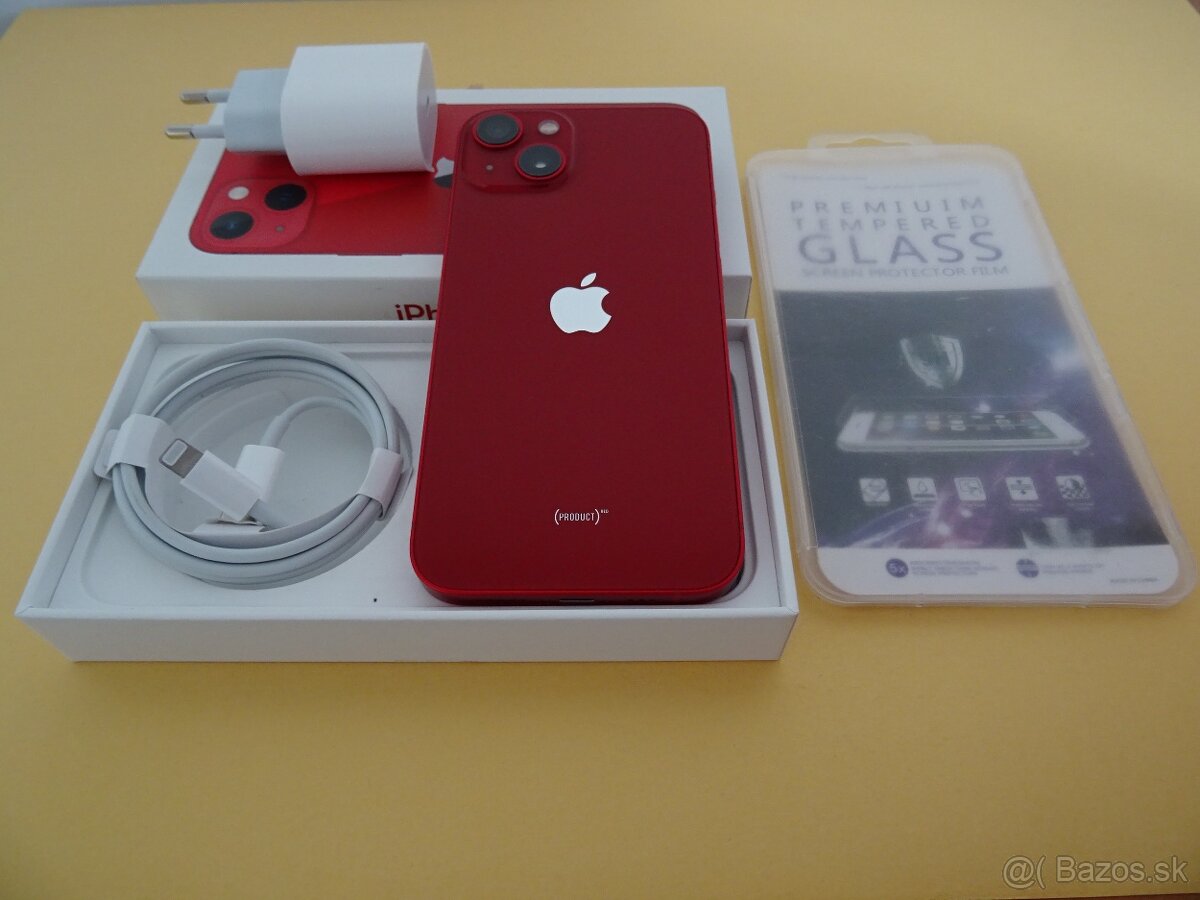 iPhone 13 128GB RED - ZÁRUKA 1 ROK