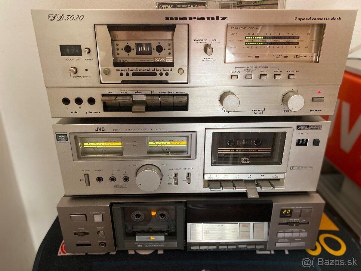 Predam kazetaky Marantz,JVC, Proton ,Eumig a iné