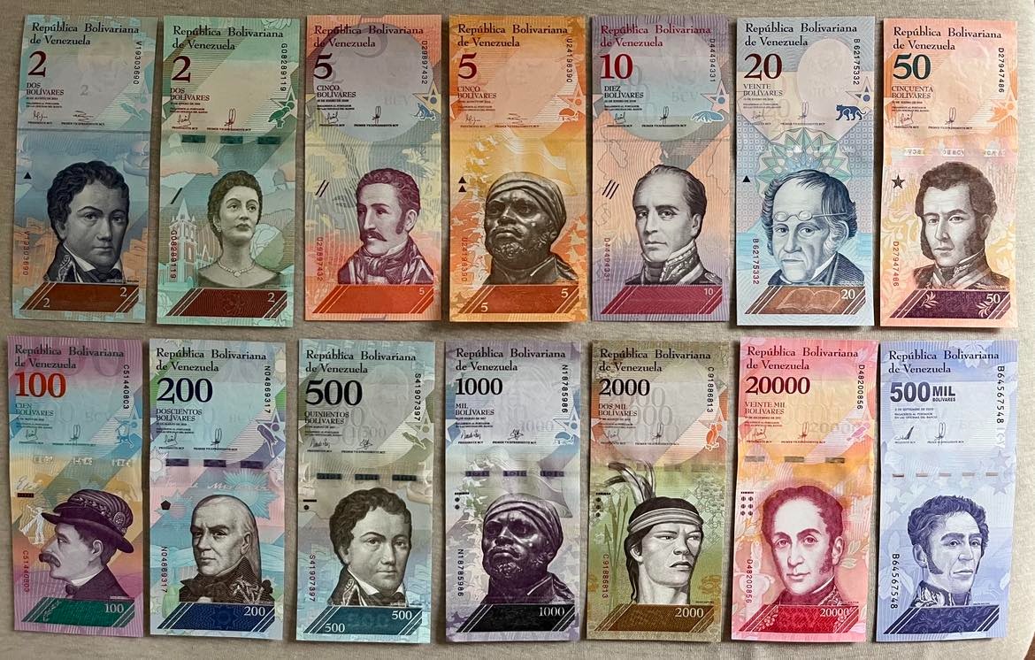 bankovky Venezuela