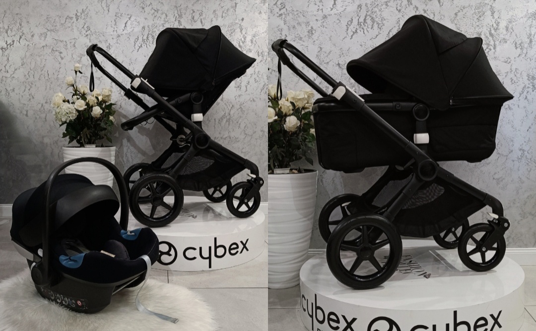 TROJKOMBINÁCIA BUGABOO FOX2 ALL BLACK
