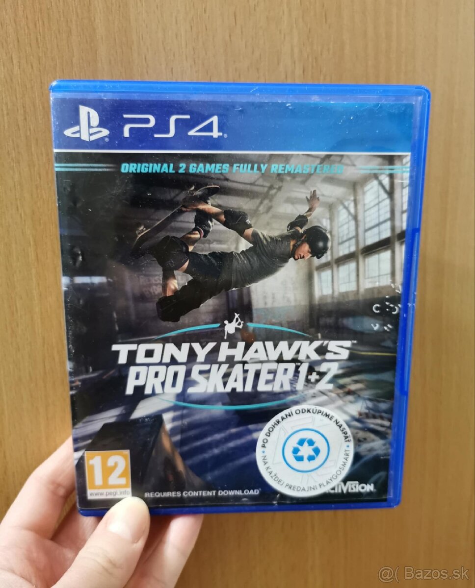 Tony Hawks pro skater 1+2 na PS4