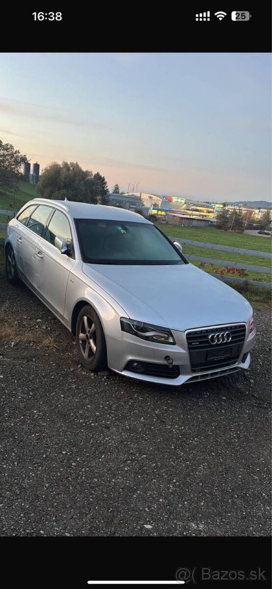 Audi A4/B8-S-line-2.0 tfsi-155kw,4x4 Rozpredam