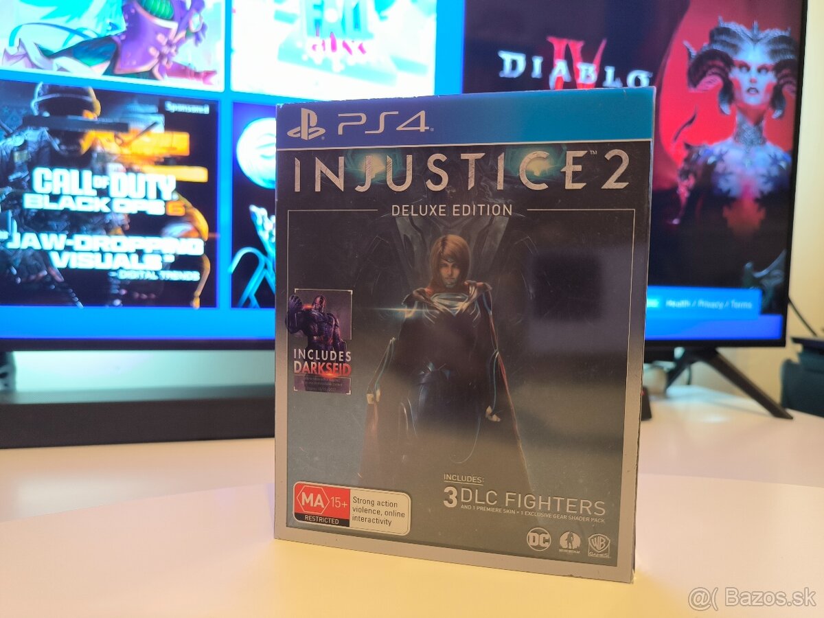 INJUSTICE 2 DELUXE EDITION STEELBOOK PS4