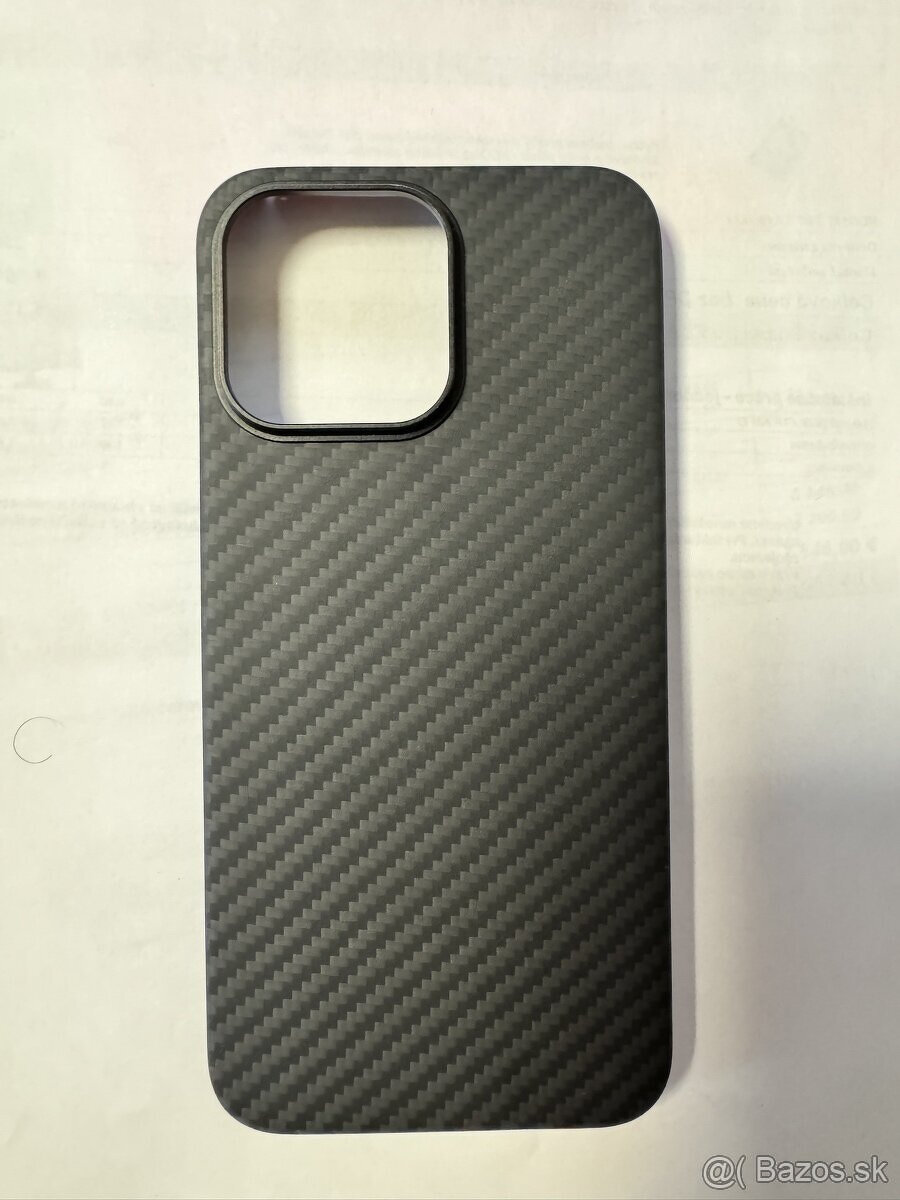 Púzdro nové Tactical Aramid Kryt pre iPhone 15 Pro Max Black