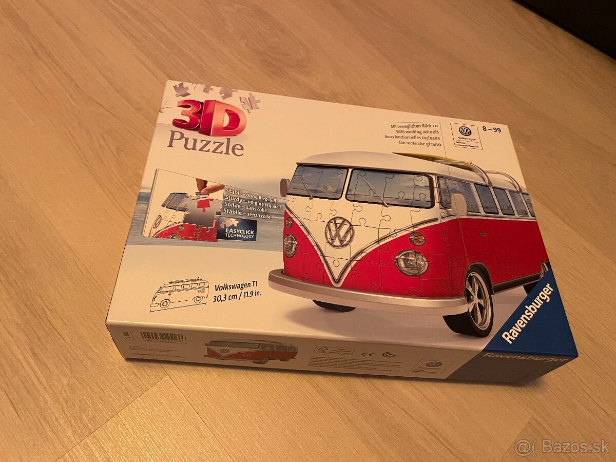 3D puzzle Volkswagen T1