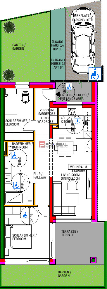 Rezidencia LEISSERHOF Dom 4 Byt 1 Prízemie