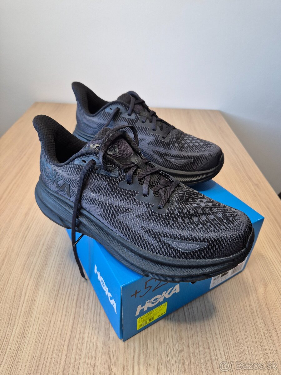 Hoka M Clifton 9 Wide black/black