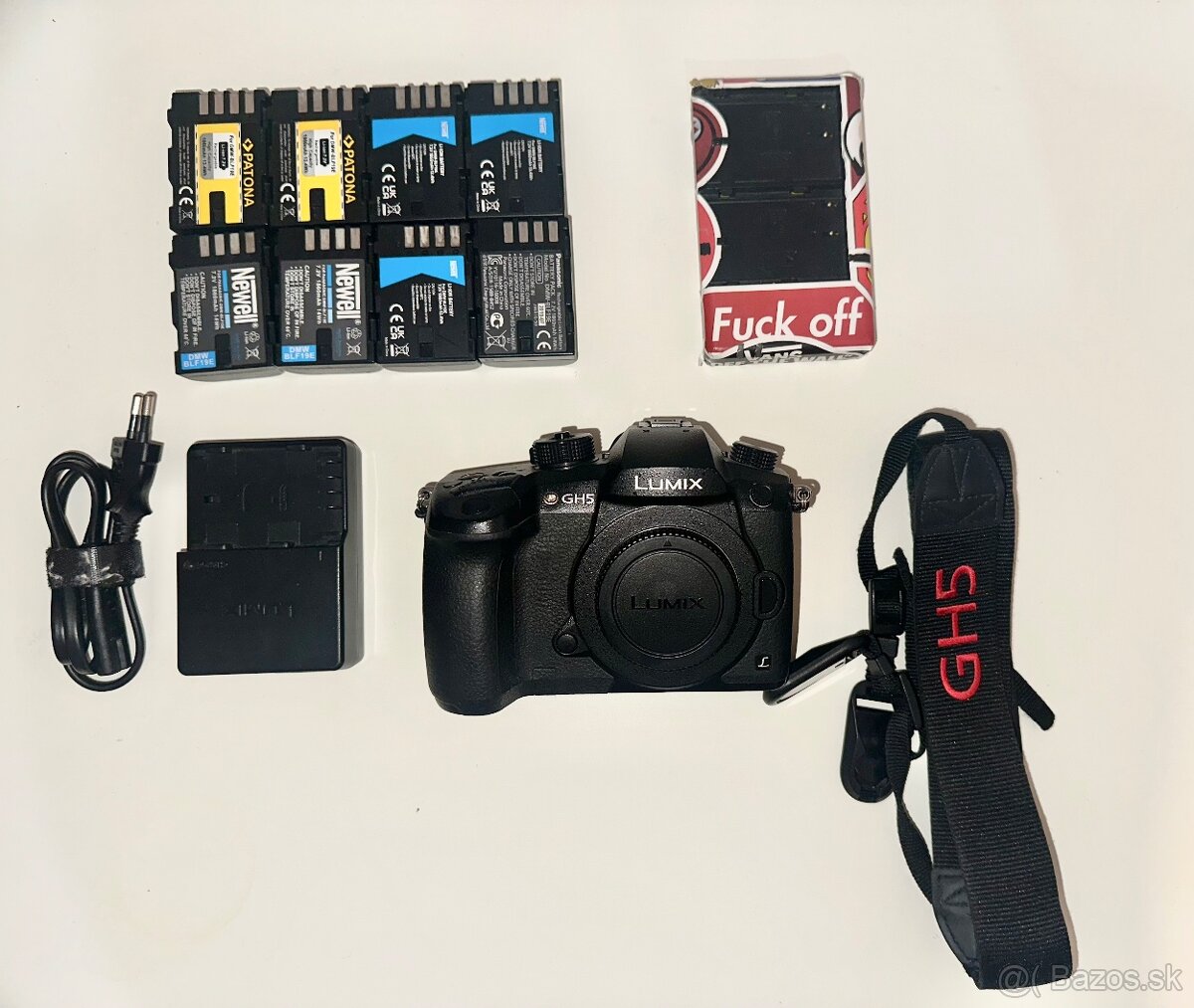 Panasonic Lumix GH5 + dummy battery + 8 baterii + VILTROX EF