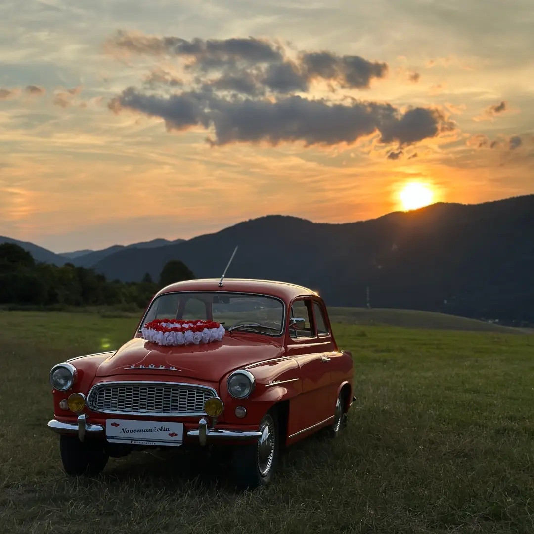 Svadobne auto Veteran Škoda octavia