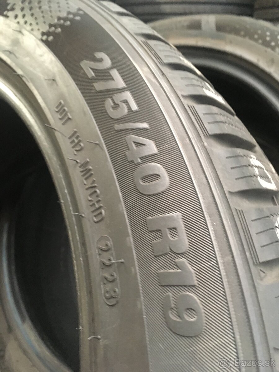 Zimne pneu Kuhmo WinterCraft 245/45+275/40R19 105V