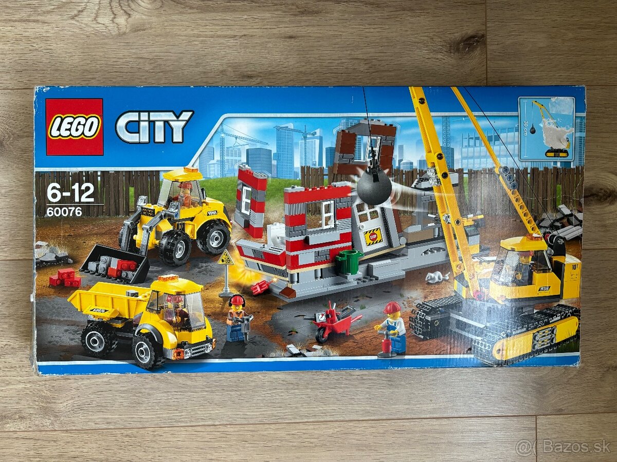 Predam Lego City 60076  Demolacne prace na stavenisku