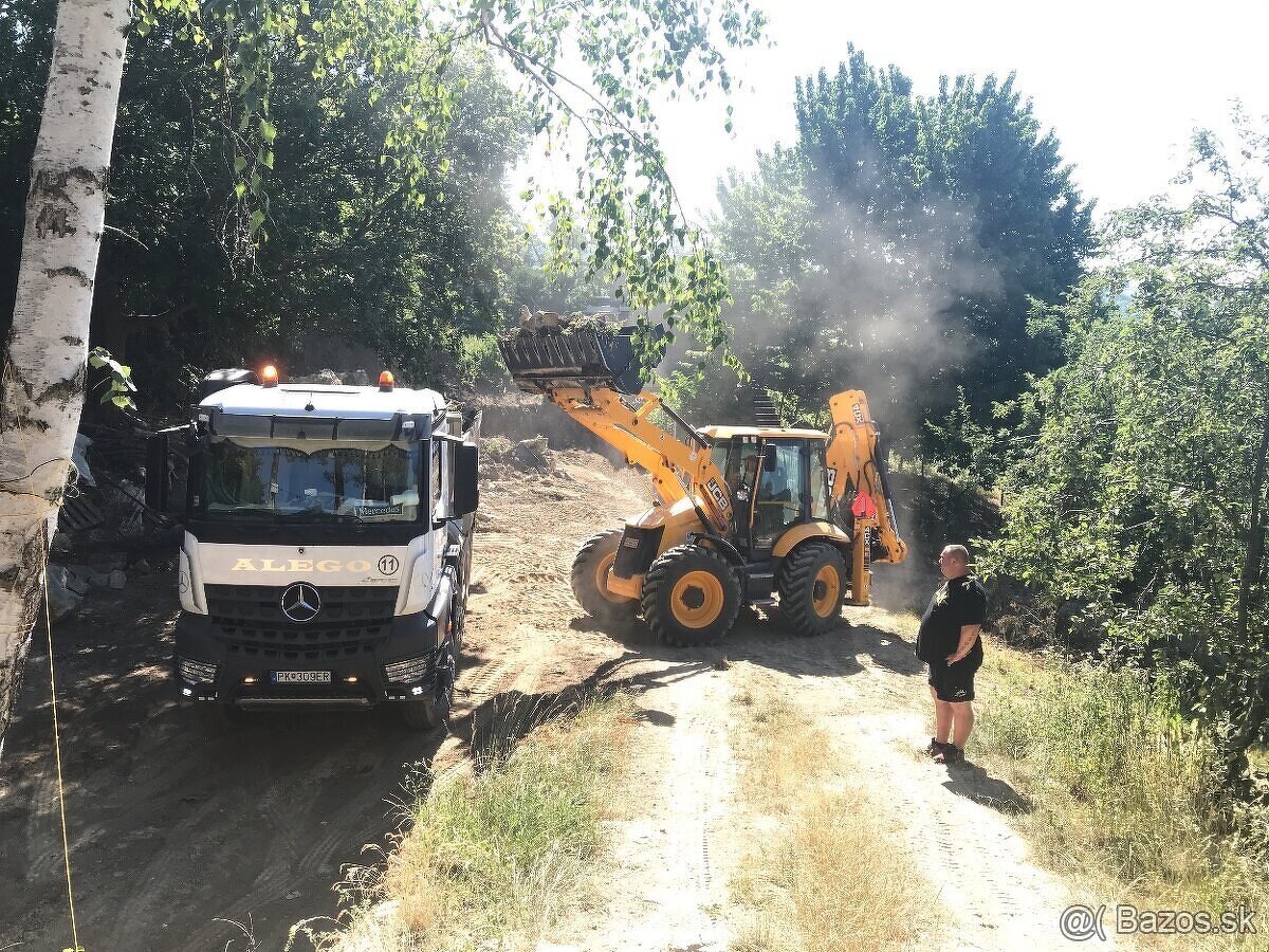 zemné a výkopové práce, odvoz a uloženie zeminy