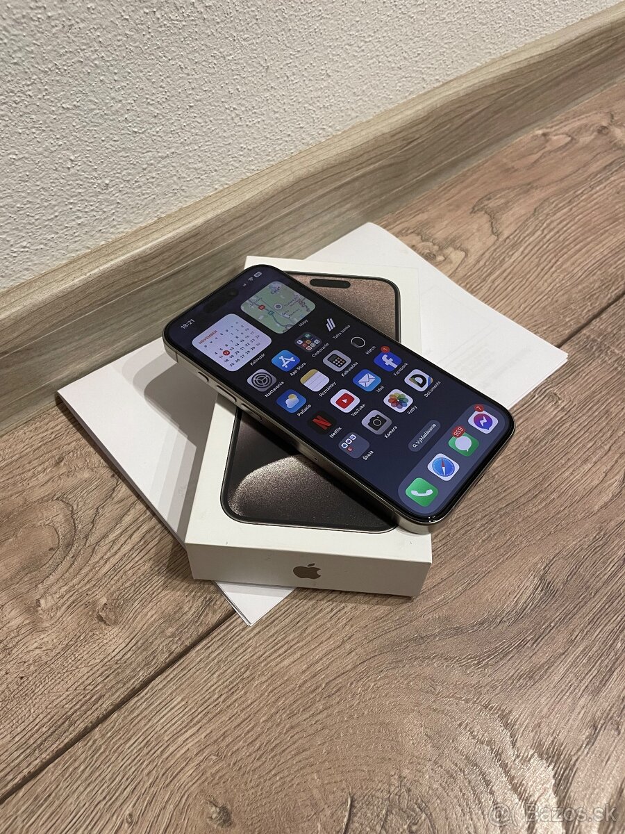 Apple iPhone 15 Pro 128GB Natural Titanium