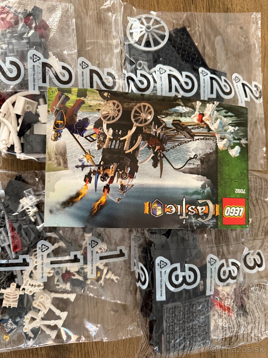 Lego Castle 7092 kostlivcov väzenský kočiar