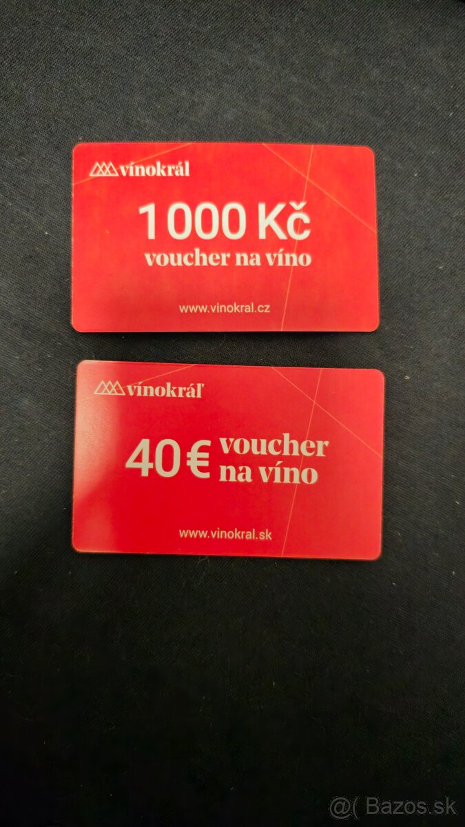 Predam voucher na vino - Vinokral