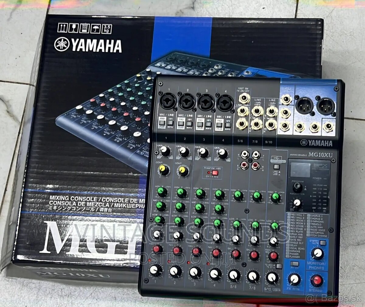 Nový analógový mixážny pult Yamaha MG-10XU