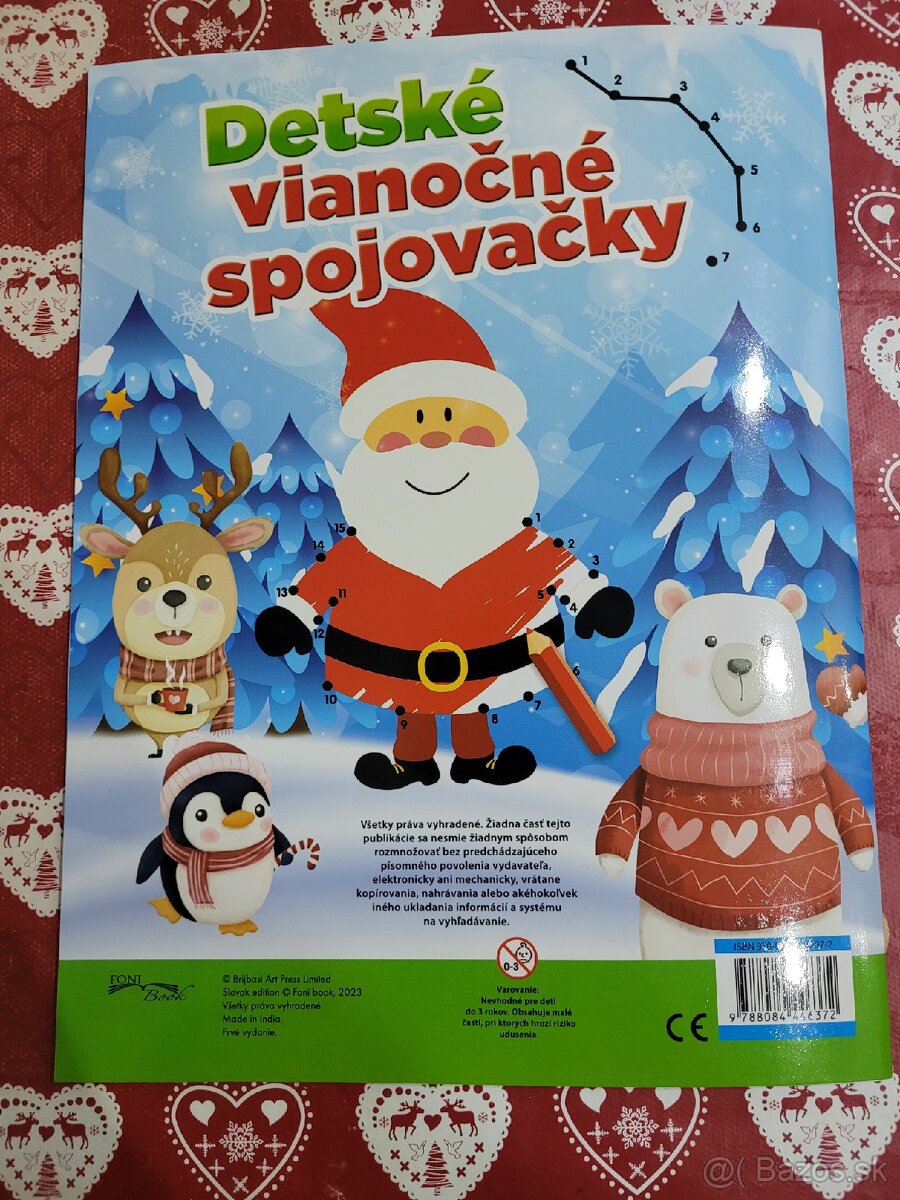 Vianocne spojovacky, omalovanky