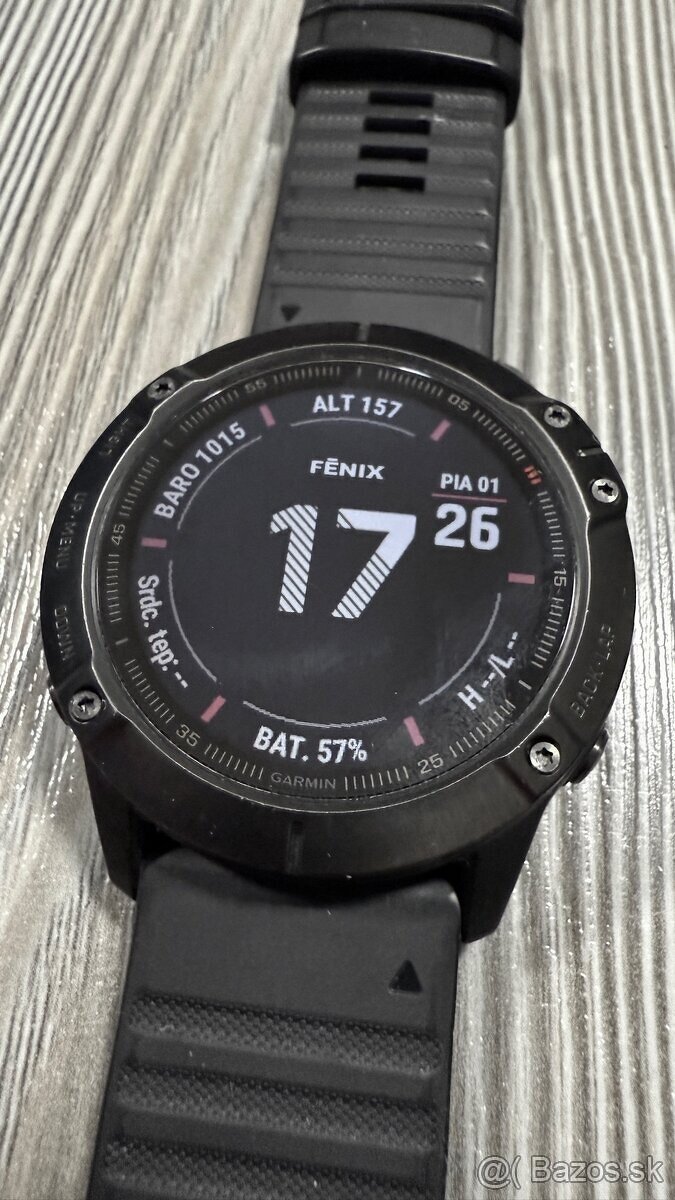 Garmin fénix 6X Sapphire, Carbon Gray