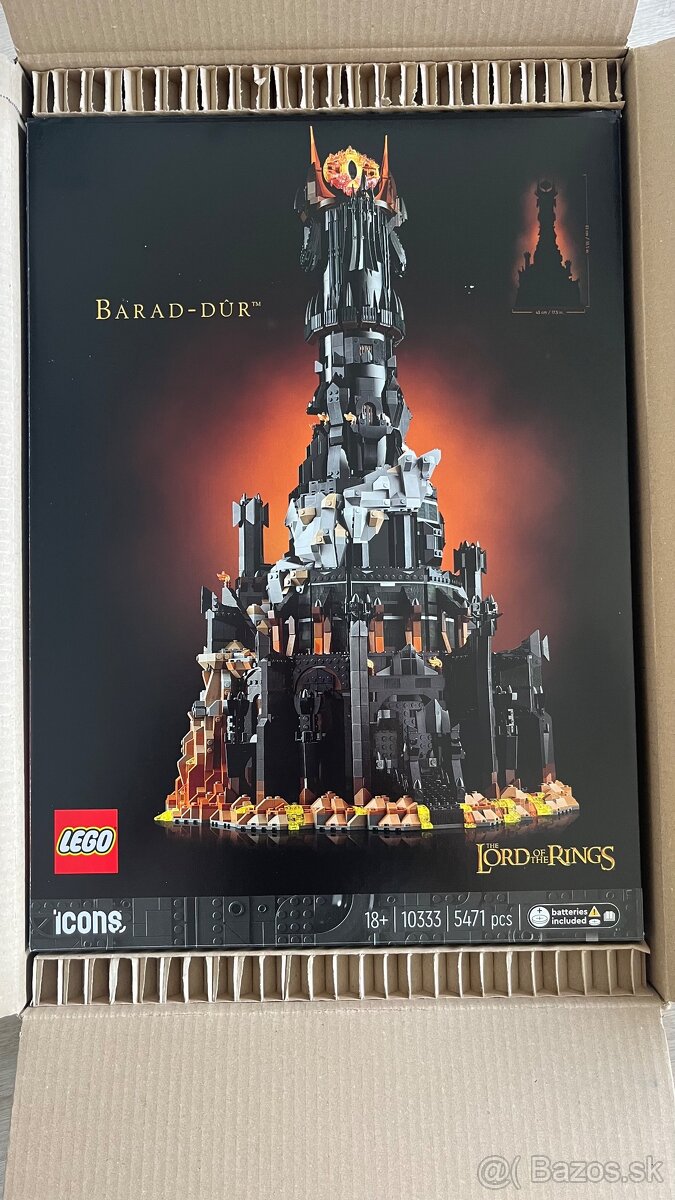 Pán prsteňov: Barad-dûr™ LEGO® Icons 10333 Barad-dûr