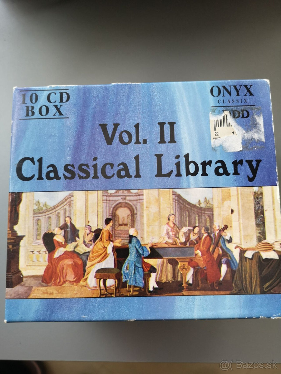 10 CD BOX  CLASSICAL LIBRARY VOL.II VAZNA HUDBA ROZNY