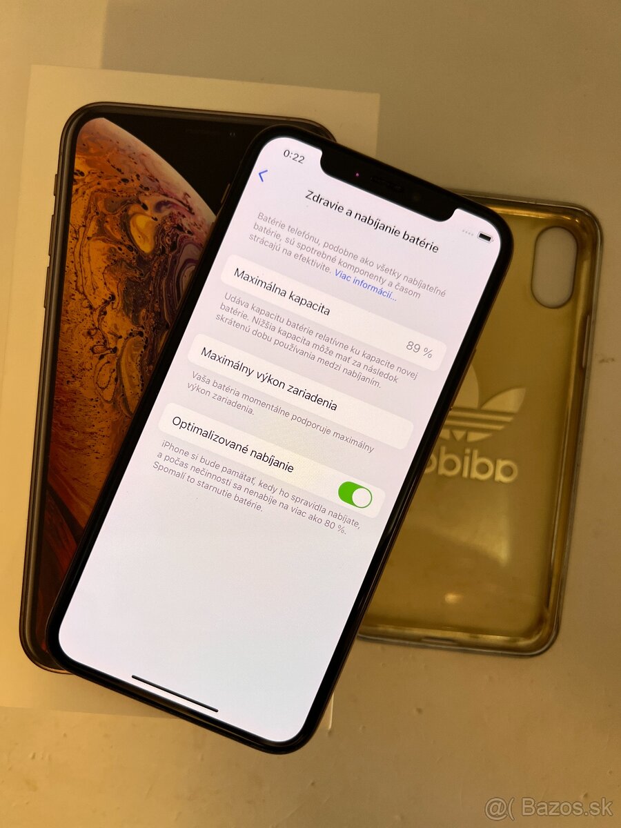 IPHONE XS GOLD 64GB ZÁRUKA - VEĽMI PEKNÝ STAV