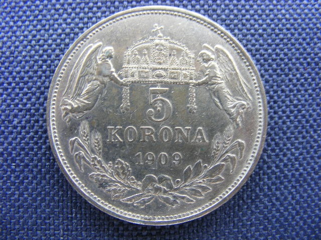 5 koruna 1909 KB