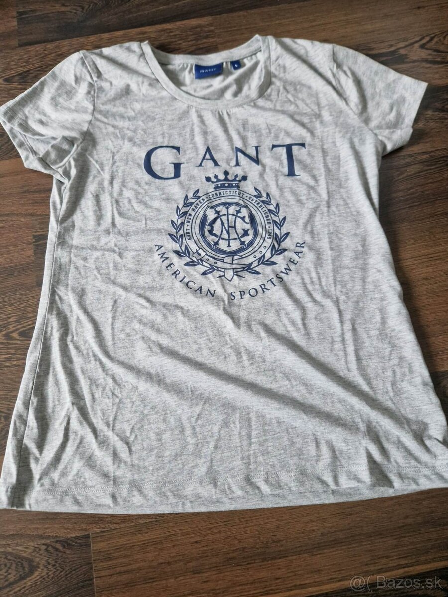 Nové dásmek tričko GANT sive S,M,L