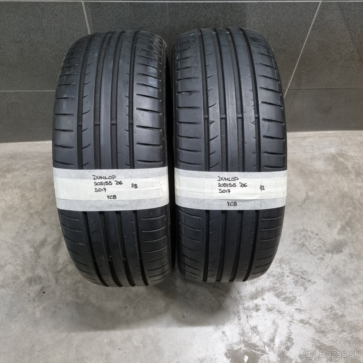 Letné pneumatiky pár 205/55 R16 DUNLOP