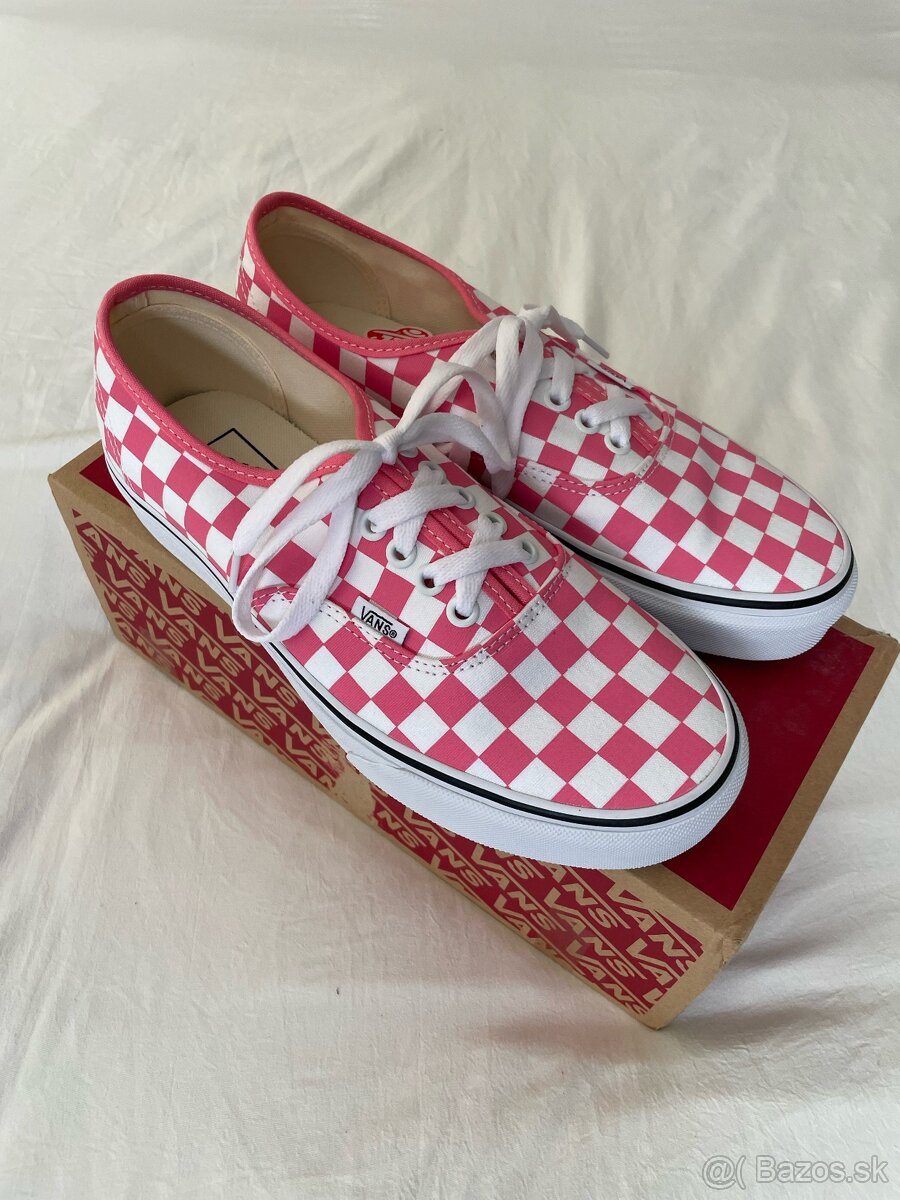 Vans Authentic checkerboard pink (39)