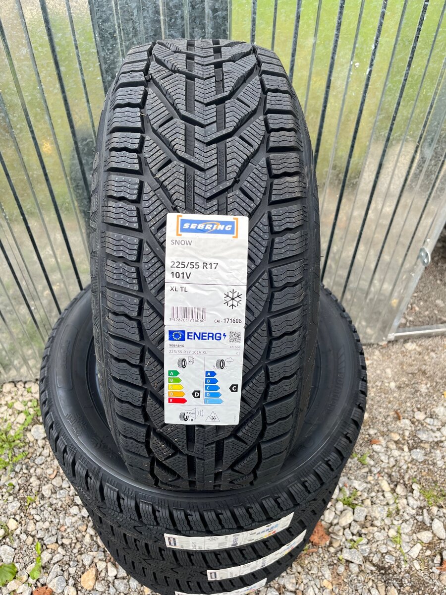 225/55 R17 nové zimné pneumatiky