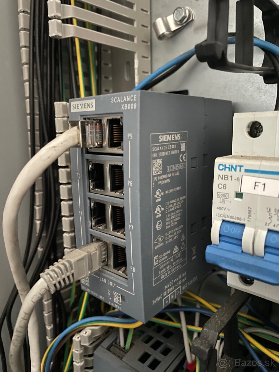 Siemens  priemyselný ethernetový switch 100 MBit/s